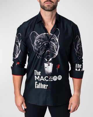 Men's Fibonacci DogFather Sport Shirt