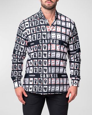 Men's Fibonacci Gangster Sport Shirt
