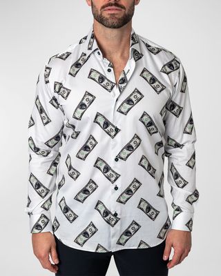 Men's Fibonacci Money Sport Shirt