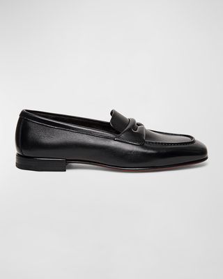 Men's Figaro Soft Leather Penny Loafers