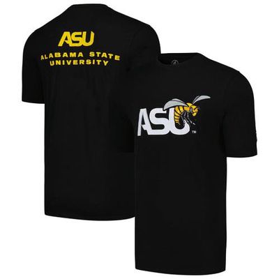 Men's FISLL Black Alabama State Hornets Applique T-Shirt