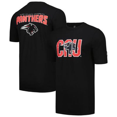 Men's FISLL Black Clark Atlanta University Panthers Applique T-Shirt