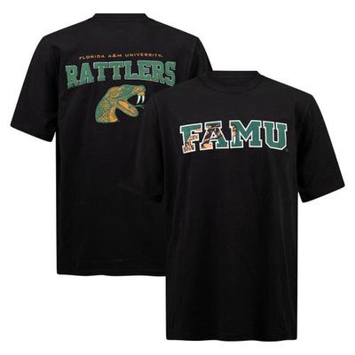 Men's FISLL Black Florida A & M Rattlers Applique T-Shirt