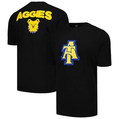 Men's FISLL Black North Carolina A & T Aggies Applique T-Shirt