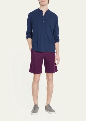 Men's Flat Front Corduroy Shorts