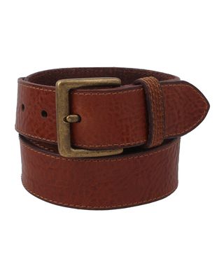 Men's Flat Panel Leather Belt