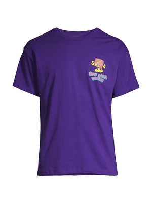 Men's Flatbush Graphic T-Shirt - Purple - Size XS - Purple - Size XS