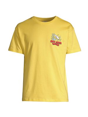 Men's Flatbush Slippery When Wet T-Shirt - Yellow - Size XS - Yellow - Size XS