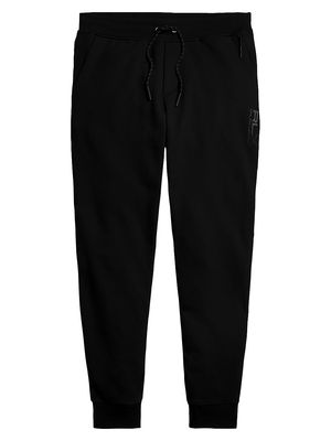 Men's Fleece Jogger Pants - Polo Black - Size Large - Polo Black - Size Large