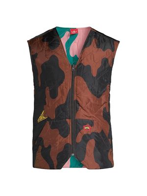 Men's Flip Reversible Vest - Camo - Size Medium - Camo - Size Medium