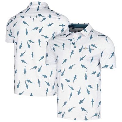 Men's Flomotion White THE PLAYERS Shark Migration Polo