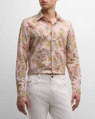 Men's Floral Paisley Sport Shirt