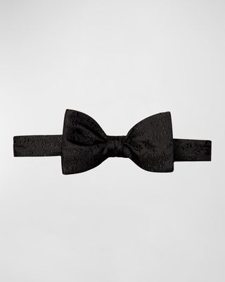 Men's Floral Silk Bow Tie