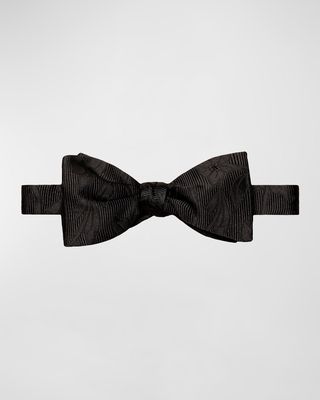 Men's Floral Woven Silk Bow Tie