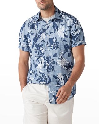 Men's Florence Bay Linen Sport Shirt