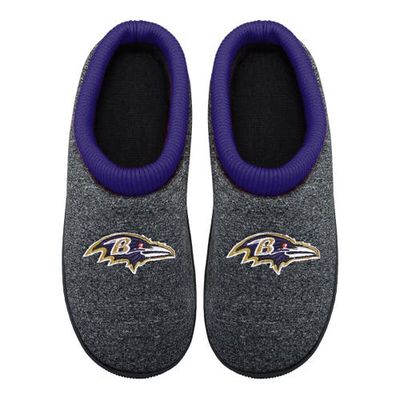 Men's FOCO Baltimore Ravens Team Cup Sole Slippers in Purple
