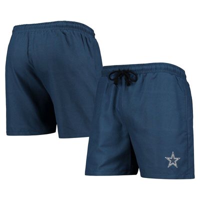 Men's FOCO Navy Dallas Cowboys Magic Print Palm Traditional Swim Shorts