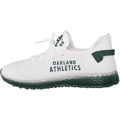 Men's FOCO Oakland Athletics Gradient Sole Knit Sneakers in White