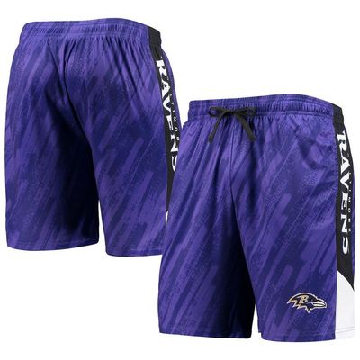 Men's FOCO Purple Baltimore Ravens Static Mesh Shorts