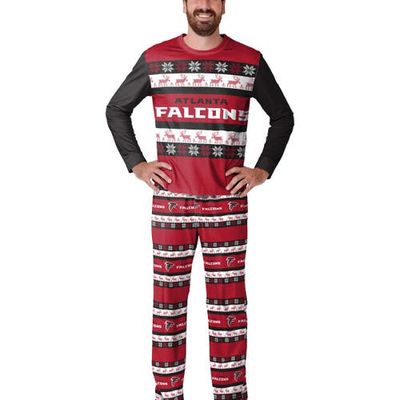 Men's FOCO Red Atlanta Falcons Team Ugly Pajama Set