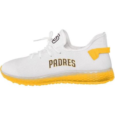 Men's FOCO San Diego Padres Gradient Sole Knit Sneakers in White