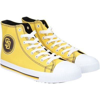 Men's FOCO San Diego Padres High Top Canvas Sneakers in Blue