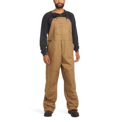 Men's FR Insulated Overall 2.0 Bib in Field Khaki, Size: 4XL X 32 by Ariat
