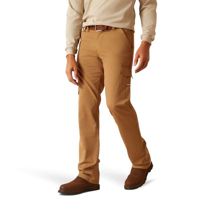 Men's FR M7 Slim DuraStretch Duralight Twill Straight Pant in Field Khaki Cotton