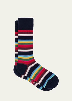 Men's Franklin Stripe Crew Socks
