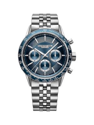 Men's Freelancer Stainless Steel Automatic Chronograph Watch - Steel