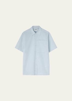 Men's Friday AM Cotton Stripe Short-Sleeve Shirt