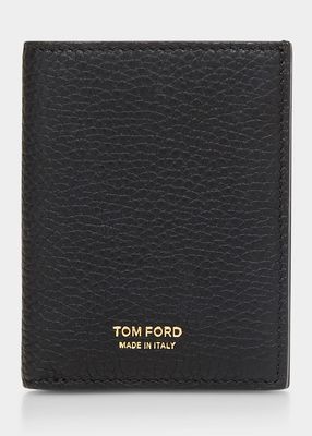 Men's Full-Grain Leather Bifold Card Holder