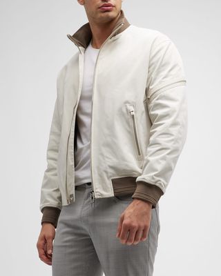 Men's Full-Zip Blouson Jacket