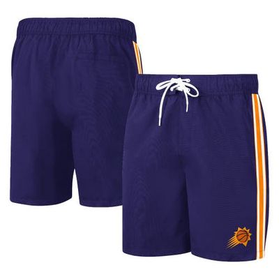 Men's G-III Sports by Carl Banks Purple/Orange Phoenix Suns Sand Beach Volley Swim Shorts