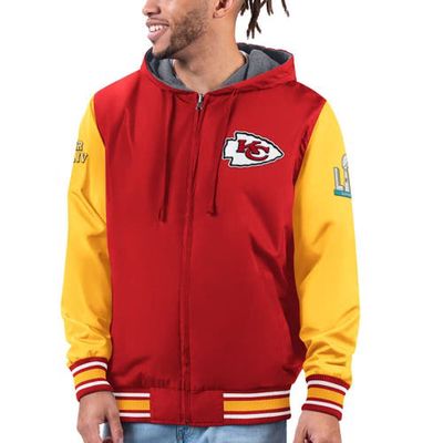 Men's G-III Sports by Carl Banks Red/Gold Kansas City Chiefs Commemorative Reversible Full-Zip Jacket