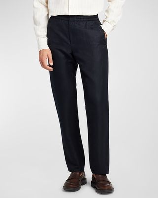 Men's Gadd Linen-Silk Leisure Pants