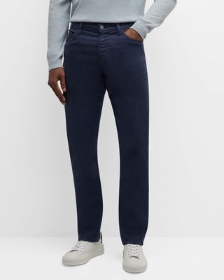 Men's Gage Stretch Linen-Cotton Pants