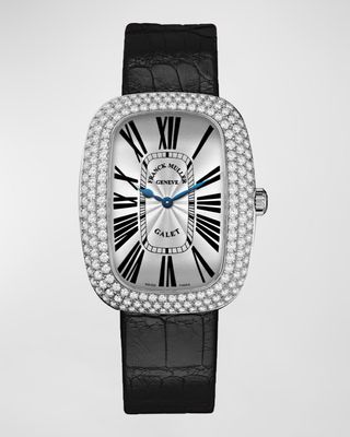 Men's Galet Stainless Steel Diamond Watch