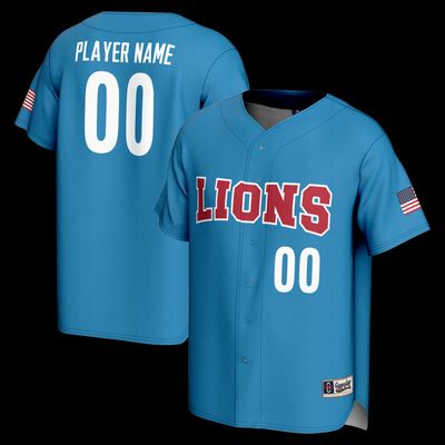 Men's GameDay Greats Blue Loyola Marymount Lions NIL Pick-A-Player Lightweight Baseball Jersey