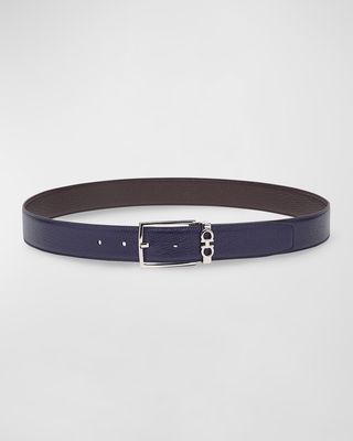 Men's Gancini Reversible Revival Leather Belt