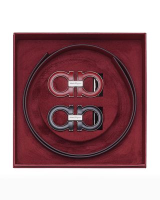 Men's Gancini Switch Belt Box, Cut-to-Size