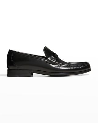 Men's Gancio Bit-Strap Leather Loafers
