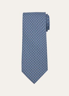 Men's Gancio Print Silk Tie