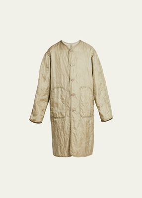 Men's Garment-Dyed Onion-Quilted Liner Coat
