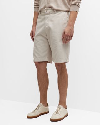 Men's Garment-Dyed Relaxed Leg Shorts