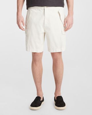 Men's Garment-Dyed Twill Cargo Shorts