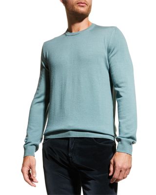 Men's Garment-Dyed Wool Sweater