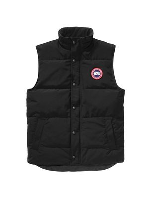 Men's Garson Down Vest - Black - Size Medium