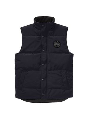 Men's Garson Quilted Down Vest - Atlantic Navy - Size Large