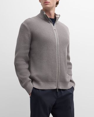 Men's Gary Cashton Full-Zip Knit Sweater